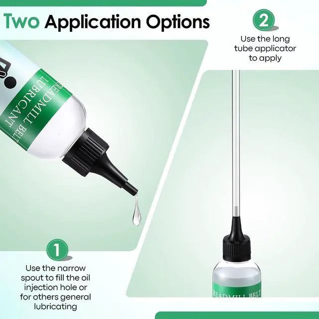 Alt view image 7 of 7 - 8oz Treadmill Lubricant for Belt, 100% Silicone Oil | High Temperature Resistant, Walking Pad Lube with 2 Application Tubes and Precision Screw Caps, for Most Types of Treadmills