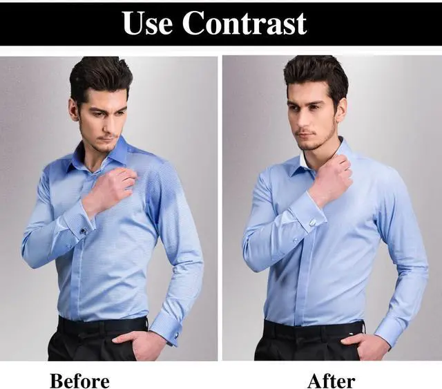 Alt view image 3 of 7 - 2 Roll Disposable Collar Hat Protector Sweat Pads for Men Women | Self-adhesive Collar Stays, Shirt Collar Protector, Comfortable Neck Tapes Collar Sweat Pads Shirt
