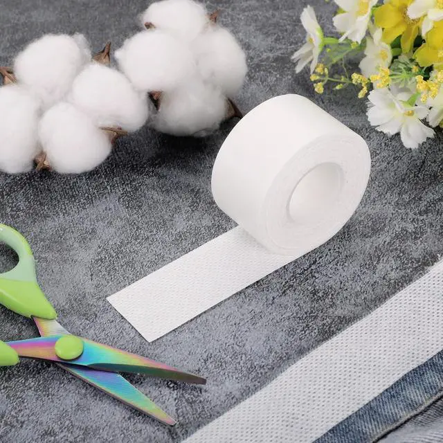 Alt view image 6 of 7 - 2 Roll Disposable Collar Hat Protector Sweat Pads for Men Women | Self-adhesive Collar Stays, Shirt Collar Protector, Comfortable Neck Tapes Collar Sweat Pads Shirt