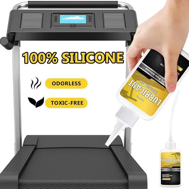 Alt view image 3 of 7 - 100% Pure Silicone Treadmill Lube - 7oz/200ml Treadmill Lubricant for Belt - Premium Silicone Oil with Application Tubes - Suitable for Most Treadmill Lubrication - Non-Toxic and Odorless