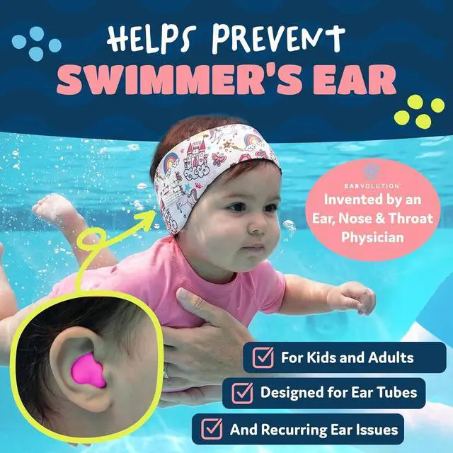 Alt view image 2 of 6 - Earvolution Floating Putty Buddies Swim Earplugs - Doctor-Invented, Made in USA, Moldable Premium Silicone Plugs Help Prevent Swimmer's Ear, 3 Pair Pack - Blue/Yellow/Green