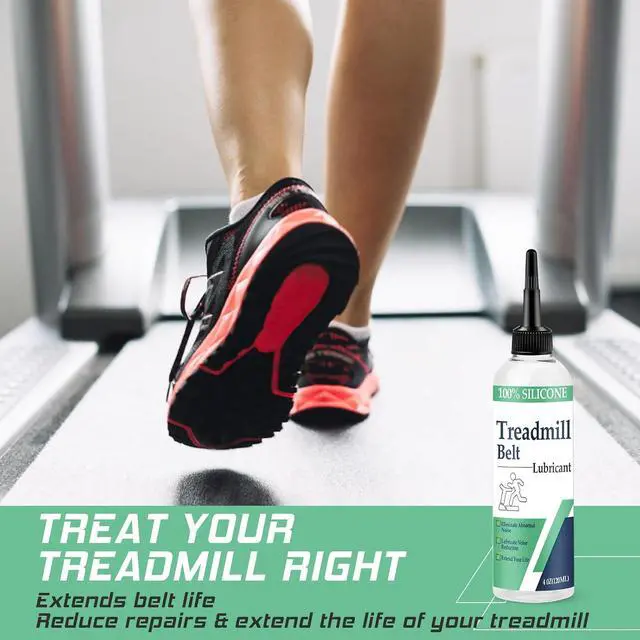 Alt view image 2 of 6 - 100% Silicone Treadmill Lubricant for Belt, 4 Oz Treadmill Oil Belt Lubricant, Reduce Friction Lubricant with Tubes and 5 Cloths for Nearly All Types of Treadmills (1)