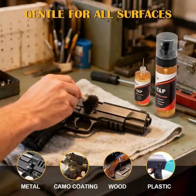 Alt view image 3 of 7 - CLP Gun Oil 3.7oz Cleaner, Lube & Rust Protectant in One