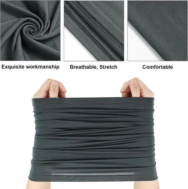 Alt view image 5 of 7 - Geyoga Neck Gaiter Cooling Face Bandana Mask for Men | Summer Breathable Stretch Wicking, Sun Wind Dust UV Protection, Quick Dry & Washable, 100% Polyester