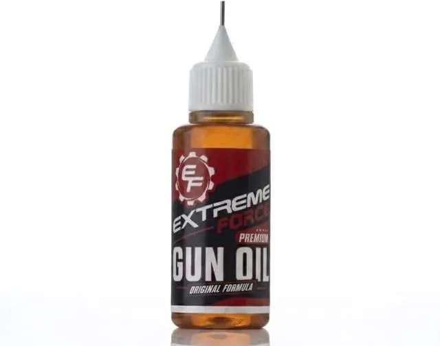 Main image of Extreme Force Original Formula Premium Gun Oil, 100% Synthetic Firearms & Weapons Lubricant, Superior High Friction Wear Protectant, US Special Forces Veteran/Master Gunsmith Formulated, Made in USA