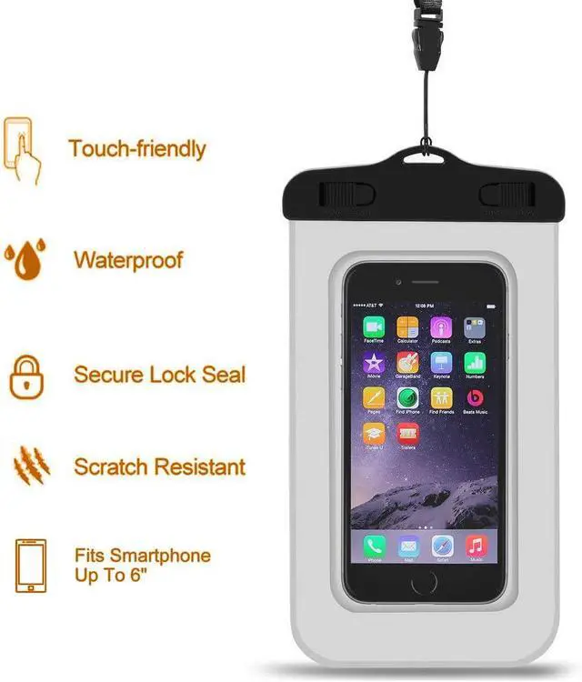 Alt view image 7 of 7 - Unigear Floating Waterproof Dry Bag for Kayaking, 2L/5L/10L/20L/30L/40L | Lightweight Gear Storage, Waterproof Phone Case Included, For Boating, Fishing, Swimming, Camping, Beach And Paddle Boarding