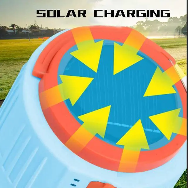 Alt view image 3 of 6 - Solar LED Lantern, Camping Gear for Outside, USB Rechargeable Camping Light with Power, Waterproof, Survival Hanging Tent Light, Perfect for Hurricane Emergency, Hiking, Home(2 Pack)