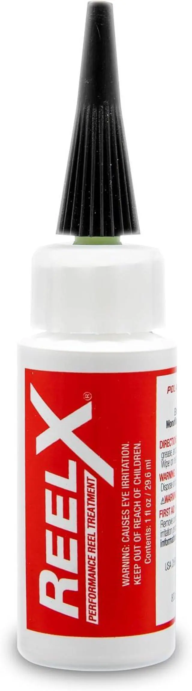 Main image of ReelX Fishing Reel Lubricant, Extreme-Pressure Anti-Corrosion Oil for Bearings, Spinning, Baitcasting, Spincast, Fly, Trolling & Electric Reels, Smooth Casting Saltwater Freshwater Protection, 1 oz