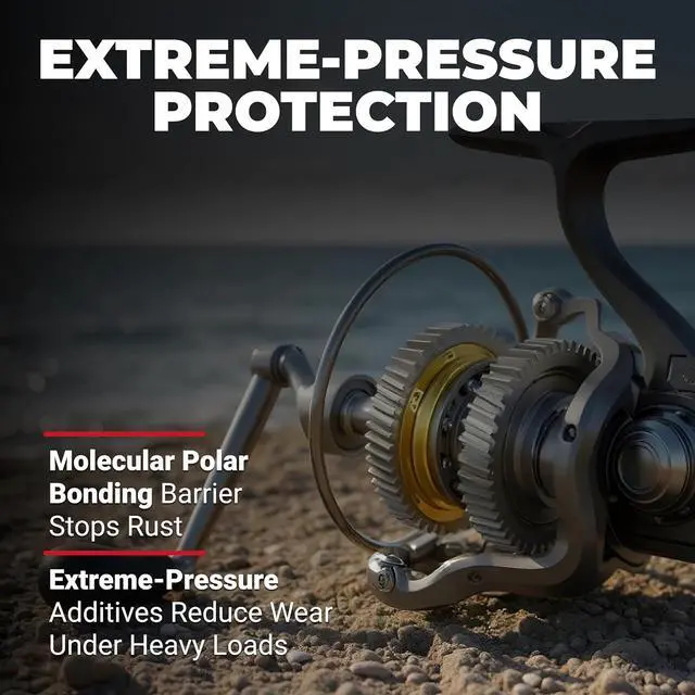 Alt view image 2 of 7 - ReelX Fishing Reel Lubricant, Extreme-Pressure Anti-Corrosion Oil for Bearings, Spinning, Baitcasting, Spincast, Fly, Trolling & Electric Reels, Smooth Casting Saltwater Freshwater Protection, 1 oz