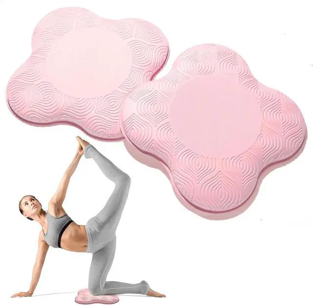 Main image of 2 Packs Yoga Knee & Elbow Cushions - Extra Thick Foam for Knees, Elbows, Wrists, Hands & Head - Pilates & Kneeling Pads - Support Foam Pads for Women & Men