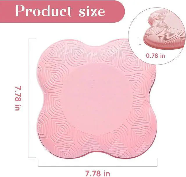 Alt view image 2 of 7 - 2 Packs Yoga Knee & Elbow Cushions - Extra Thick Foam for Knees, Elbows, Wrists, Hands & Head - Pilates & Kneeling Pads - Support Foam Pads for Women & Men
