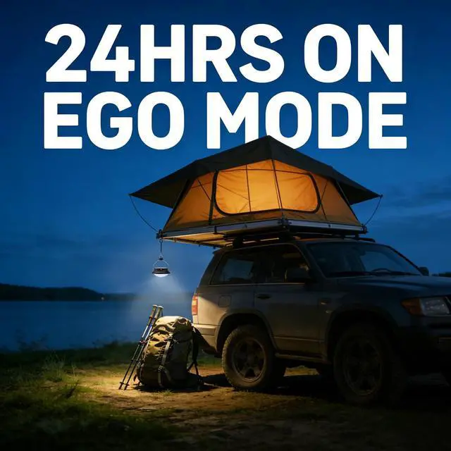 Alt view image 4 of 7 - Portable Solar LED Camping Lantern, Lightweight & Compact 2000mAh Rechargeable Tent Light for Camping, Hiking, Backpacking, Fishing & Emergency Use, 350 Lumens, 5 Lighting Modes, IP67 Waterproof