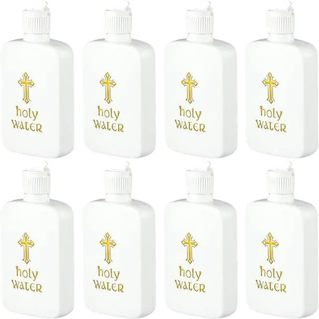 Main image of 8Pcs Holy Water Bottles Holy Water Empty Containers 100ml Holy Water Plastic Bottle