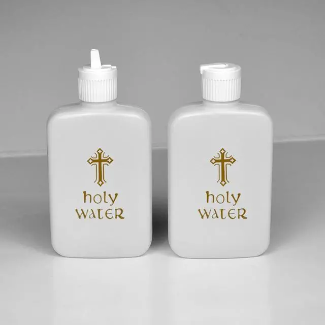 Alt view image 7 of 7 - 8Pcs Holy Water Bottles Holy Water Empty Containers 100ml Holy Water Plastic Bottle