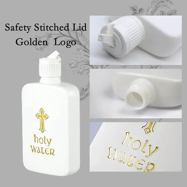 Alt view image 4 of 7 - 8Pcs Holy Water Bottles Holy Water Empty Containers 100ml Holy Water Plastic Bottle