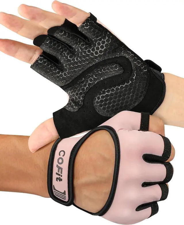 Main image of COFIT Breathable Workout Gloves, Antislip Weight Lifting Gym Gloves for Men Women, Superior Grip & Palm Protection for Weightlifting, Fitness, Exercise, Training