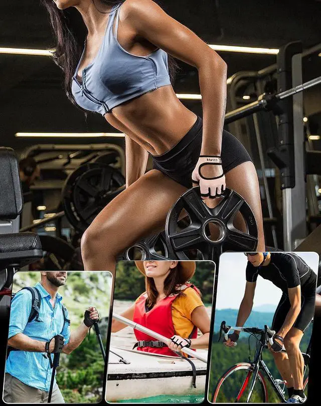 Alt view image 6 of 6 - COFIT Breathable Workout Gloves, Antislip Weight Lifting Gym Gloves for Men Women, Superior Grip & Palm Protection for Weightlifting, Fitness, Exercise, Training