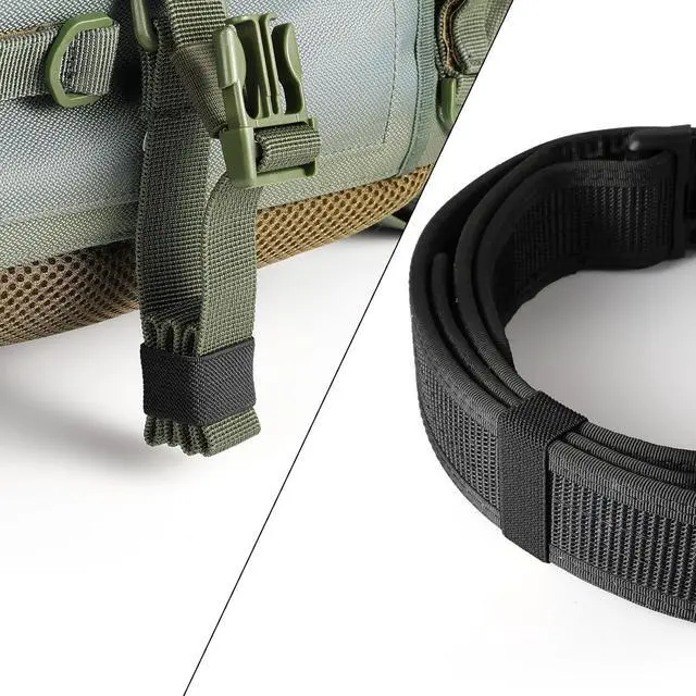 Alt view image 4 of 4 - FRTKK 4PCS Military Belt Keepers Webbing Holder Tactical Elastic Belt Loop Stays Backpack/Harness Strap/Sling Retainer Band Organizers