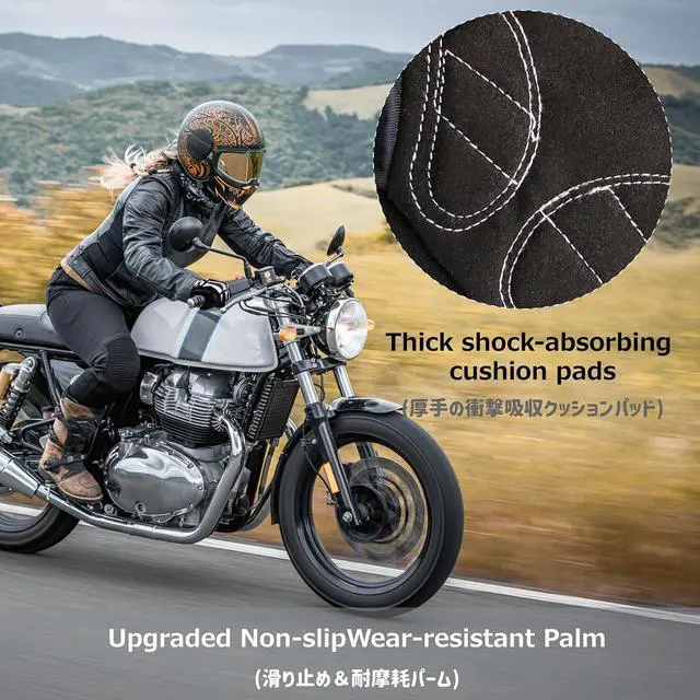 Alt view image 2 of 6 - Azarxis Skeleton Gloves Adjustable Lightweight Racing Skull Sports Work Bone Gloves Anti-Slip Breathable for Men & Women Motorcycle, Cycling, Biking, Workout