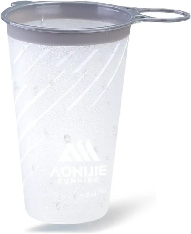 Main image of Collapsible Cup 200ml Foldable Hiking Cup, Ultra Portable Soft Cup | Trail Running, Camping & Travel, Silicone Water Cup for Outdoor Hydration