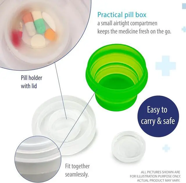 Alt view image 7 of 7 - Deke Home - 2 Pack Silicone Collapsible Travel Cups with Lids Portable, Food Grade Camping Mugs for Outdoor, Hiking, Camping, Backpacking, and Travel