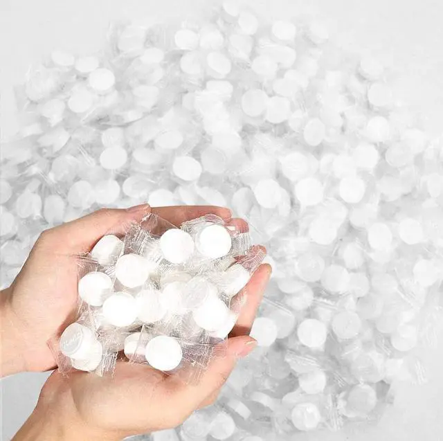 Main image of Compressed Towel Coin Tissues Portable Wipe Napkin Paper Tablets Non-Woven Disposable Compressed Cotton Coin Tissue Towel Home Hand Wipes for Travel Camping Beauty Salon Outdoor