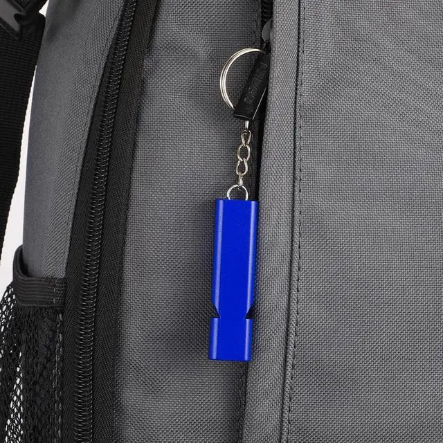 Alt view image 6 of 7 - 6-Pack Emergency Whistle Survival Loud, Coach Whistle with Lanyard Metal Whistles Necklace Safety Whistles for Women Loud for Outdoor Sports Hiking Camping Hunting Rescue Lifeguard Self Ddefense