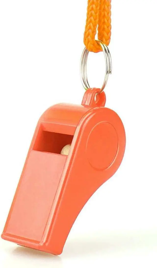 Alt view image 4 of 5 - Whistle, Super Loud Emergency Whistle with Lanyard, Ideal for Boating, Swimming, Kayaking, Water Survival, Hiking, Camping