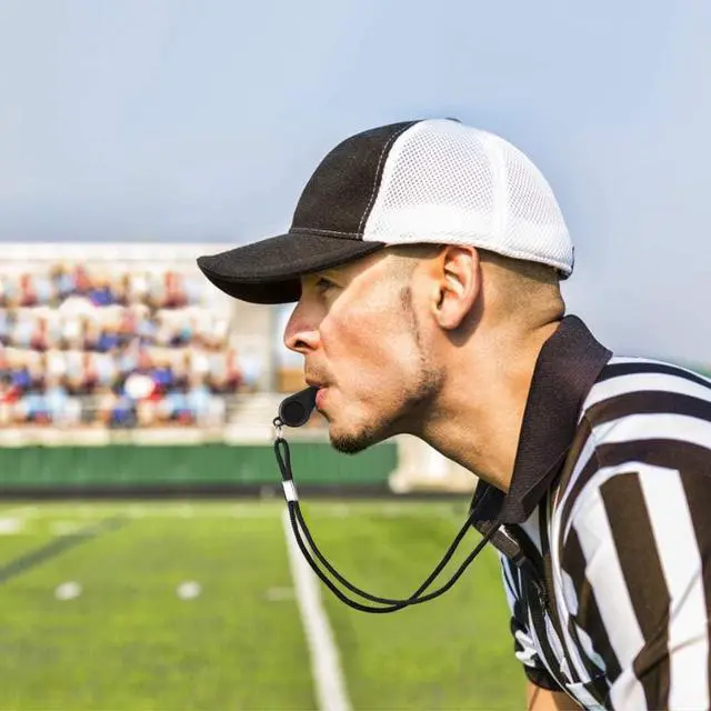 Alt view image 6 of 6 - Whistle, 2 Packs Plastic Sports Whistles with Lanyard, Loud Crisp Sound Whistle Ideal for Coaches, Referees, and Officials
