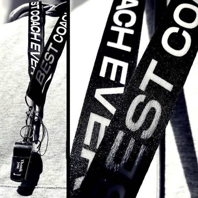 Alt view image 3 of 6 - Whistle for Coaches Whistles, Thanks Coach Gifts for Men Teacher Lanyard | Coach Referee & Umpire Gear Gifts, Thanks Gift Personalized Thank You Coach Gift, Referee Whistle Emergency