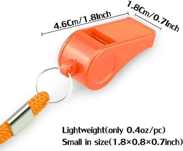 Alt view image 3 of 5 - Whistle, Super Loud Emergency Whistle with Lanyard, Ideal for Boating, Swimming, Kayaking, Water Survival, Hiking, Camping