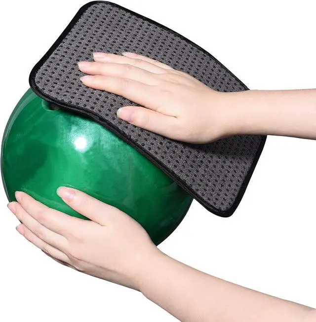 Alt view image 7 of 7 - BROYEUR 2PCS Bowling Seesaw Bag and Bowling Shammy Pad,Microfiber Bowling Ball Towel Bowling Cleaning Shammy Pad,Bowling Ball Sling Seesaw Polisher Set