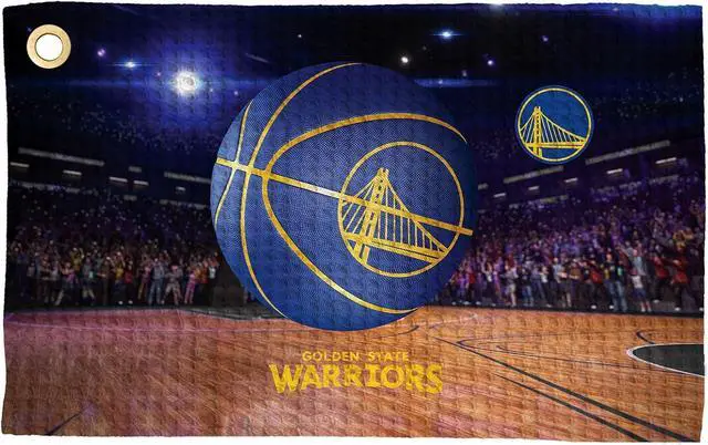 Main image of Northwest NBA Golf Towel Official Licensed Microfiber Waffle Fabric, Absorbent 16x25 in Club Cleaning Accessory