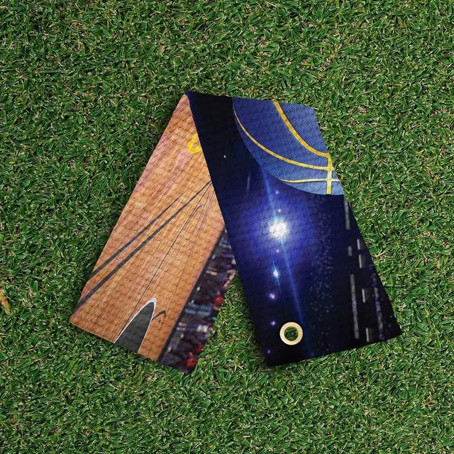 Alt view image 3 of 4 - Northwest NBA Golf Towel Official Licensed Microfiber Waffle Fabric, Absorbent 16x25 in Club Cleaning Accessory