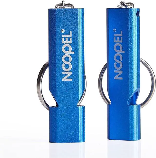 Alt view image 2 of 6 - Noopel Emergency Whistles Lifeguard Safety Whistle with Lanyard and Keychain for Outdoor Camping Hiking Boating Backpacking Fishing Kayak Kids Rescue Signaling Loud Survival Whistle