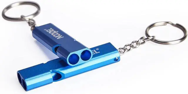 Alt view image 4 of 6 - Noopel Emergency Whistles Lifeguard Safety Whistle with Lanyard and Keychain for Outdoor Camping Hiking Boating Backpacking Fishing Kayak Kids Rescue Signaling Loud Survival Whistle