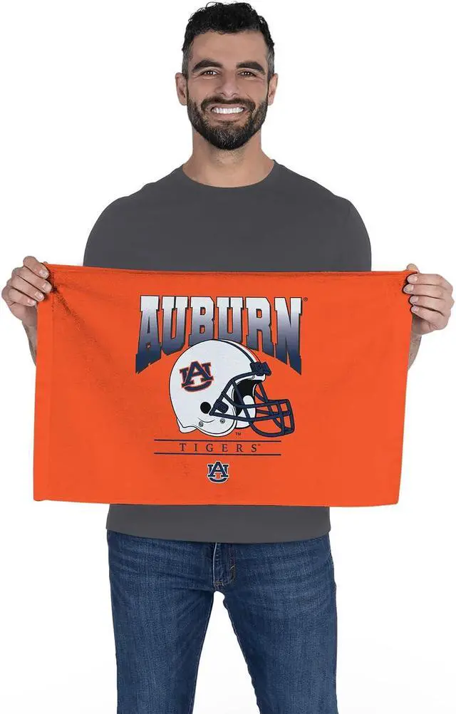 Alt view image 2 of 5 - Northwest NCAA Auburn Tigers Rally Towel, Lightweight College Fan Gear, Wave Ready Stadium Sideline Accessory, 15 x 18 Inch