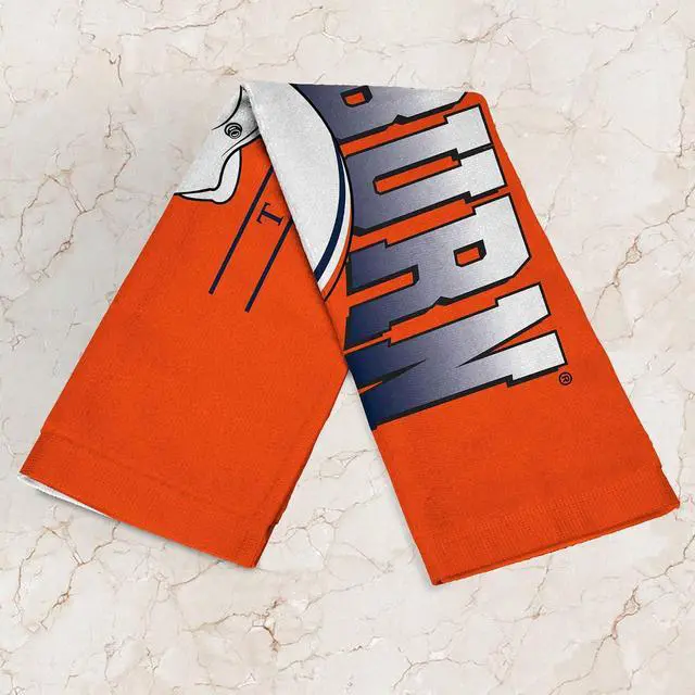 Alt view image 3 of 5 - Northwest NCAA Auburn Tigers Rally Towel, Lightweight College Fan Gear, Wave Ready Stadium Sideline Accessory, 15 x 18 Inch