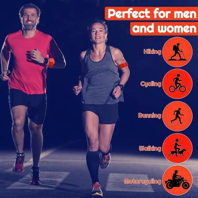 Alt view image 5 of 7 - 20 Pcs Reflector Snap Bands Fluorescent Slap Armbands | High Visibility Slap Reflector Strips Safety Bands for Children Adults Boys and Girls When Cycling Running Hiking Jogging