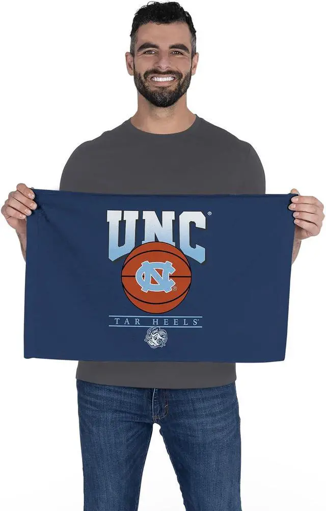 Alt view image 2 of 5 - Northwest NCAA North Carolina Tar Heels Rally Towel, Lightweight College Fan Gear, Wave Ready Stadium Sideline Accessory, 15 x 18 Inch