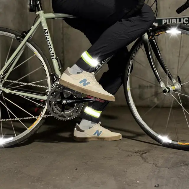 Alt view image 4 of 7 - ReflecToes Reflective Bands High Visibility Hi-Vis Straps for Running, Cycling & Walking, Adjustable 5-16" Reflective Gear for Arm, Ankle, Wrist or Leg - 360° Night Safety Reflector