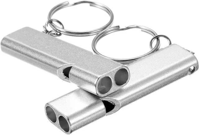 Alt view image 3 of 7 - Lemecima 50Pcs Emergency Whistles Lifeguard Safety Whistle with Lanyard and Keychain for Outdoor Camping Hiking Boating Backpacking Fishing Kayak Kids Rescue Signaling Loud Survival Whistle