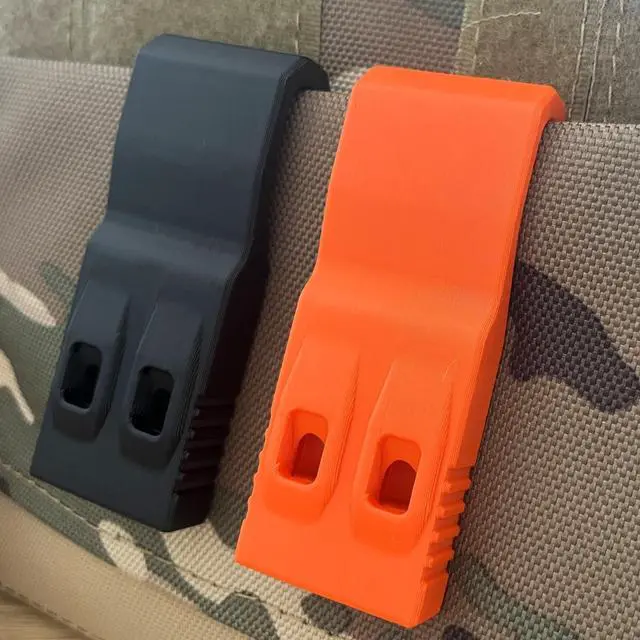 Alt view image 5 of 6 - Emergency Safety Whistle with Flexible Clip, Loud Tactical EDC Whistle for Backpack, Running, Hiking, Police & Security Gear Accessory