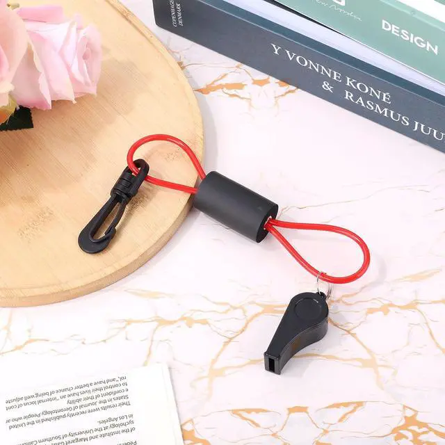Alt view image 3 of 7 - lasuroa Boat Whistle with Lanyard, Loud Blast Survival Safety Whistle Emergency Accessory for Kayaking Camping Hiking Lifeguard Rescue Gear