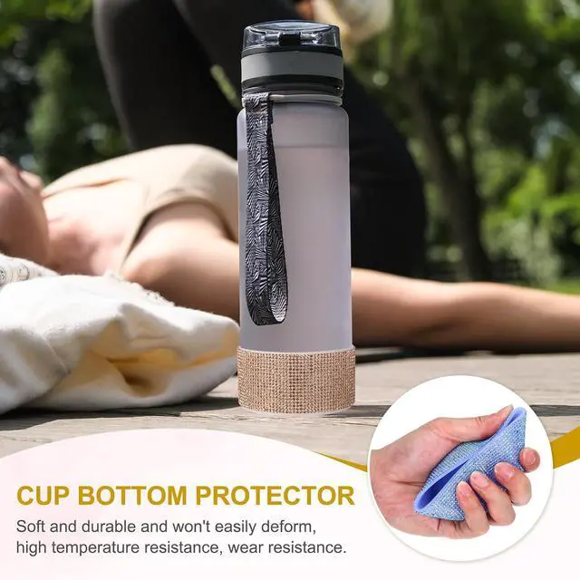 Alt view image 4 of 7 - PATIKIL Glitter Silicone Boot, Diamond Water Bottle Protective Boots Shining Anti Slip Cup Sleeve Accessories for Stanley Tumbler