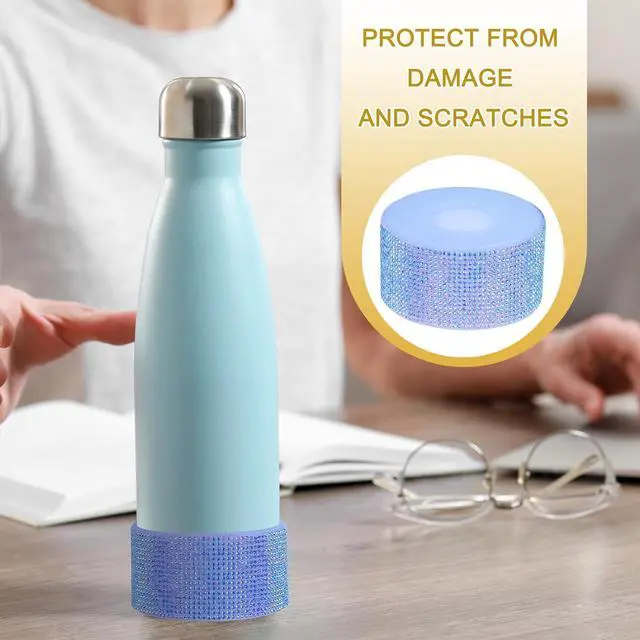 Alt view image 7 of 7 - PATIKIL Glitter Silicone Boot, Diamond Water Bottle Protective Boots Shining Anti Slip Cup Sleeve Accessories for Stanley Tumbler