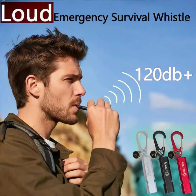 Alt view image 4 of 7 - Amzonly Heart-Engraved Aluminum Emergency Whistles for Her/Him, A Pair of Custom-Initialed Whistles with Keychains and Neck Lanyards, for Lifeguard, Coaching, Hiking, EDC Outdoor, Sports, Multi Color