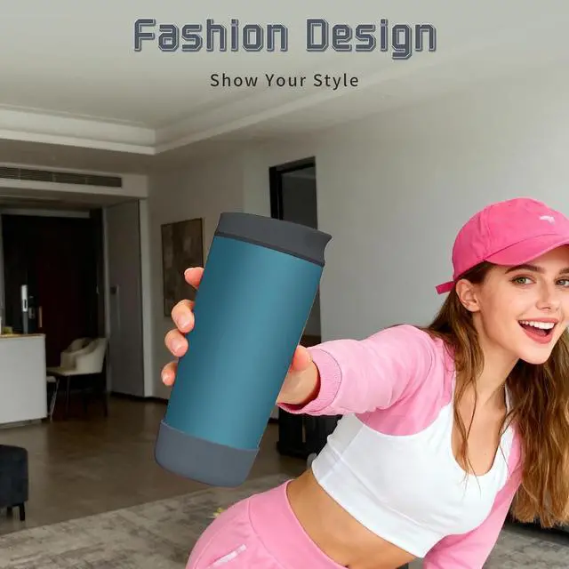 Alt view image 7 of 7 - 2Pcs Silicone Boot Compatible with Owala SmoothSip Slider 12oz 20oz & 12oz 24oz with Handle, Anti-Slip Protective Boot for Travel Coffee Mug, Prevents Scratches Coffee Tumbler Owalaa Accessories