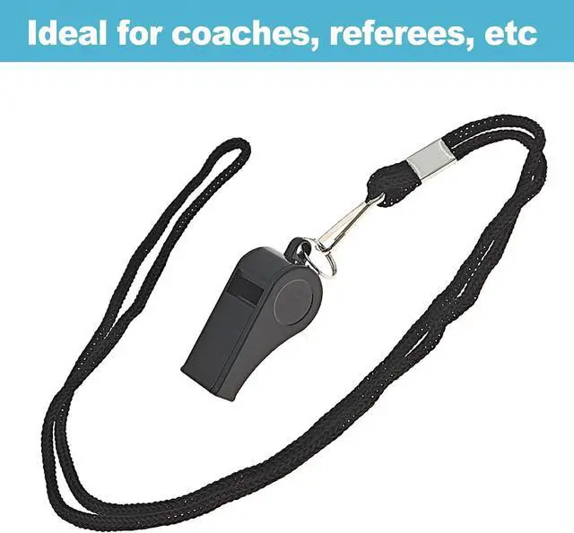 Alt view image 7 of 7 - CoguZed Coach 12Pcs Whistle with Lanyard for Referees, Sports, Coaches, Kids High-Pitched Whistle, Durable and Loud