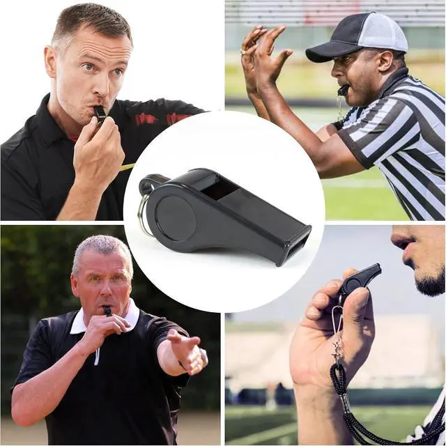 Alt view image 5 of 7 - CoguZed Coach 12Pcs Whistle with Lanyard for Referees, Sports, Coaches, Kids High-Pitched Whistle, Durable and Loud